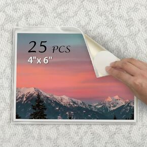 Thyle 25 قطعة منظم حائط مقصورة لأسطح القماش مع ملحقات حائط مقصورة بخطاف وحلقة مقاس 8.5 × 11 بوصة إطار صورة مقصورة لمستندات التقويم والصور والشهادات والرسوم البيانية وقوائم الرموز in Kuwait