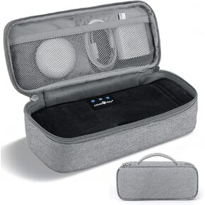 MUSICOZY Hard Storage Case for Sleep Headphones & Bluetooth Headband, Protective Travel Carrying Case for Sleep Eye Mask, Electronics and Accessories, Durable EVA Material with Carabiner Clip in Kuwait
