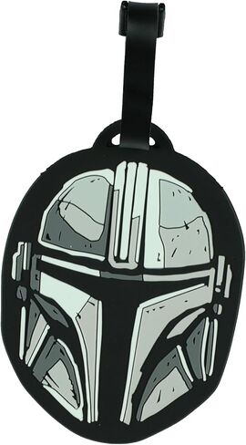 Disney Star Wars The Mandalorian Mando and Grogu 2 Pack Rubber ID Luggage Tags in Saudi Arabia