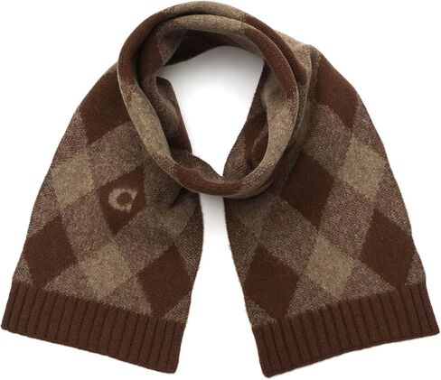 Coach womens Argyle Knit Muffler in Saudi Arabia
