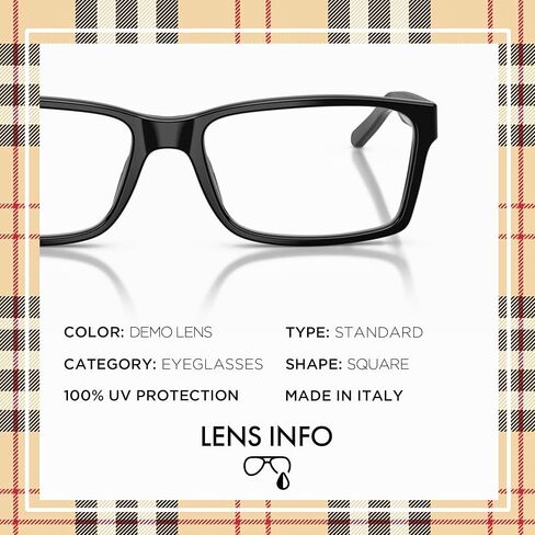 BURBERRY BE2108 Square Shape Acetate Eyeglasses with Luxury Eyewear Kit in Saudi Arabia
