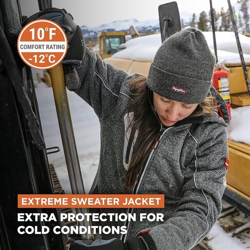 سترة RefrigiWear النسائية المتطرفة - معطف شتوي معزول مع غطاء رأس سهل الارتداء، غلاف خارجي مقاوم للرياح وطارد للماء in Kuwait