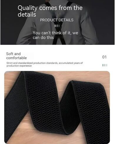 Adjustable Elastic Suspenders, Purple, Y-Back Design with Metal Clips in Kuwait