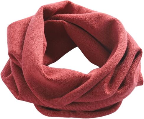 100% Cashmere Knitted Loop Scarf Warmer Cold Weather Neck Gaiter Soft Chunky Scarf for Men and Women in Saudi Arabia
