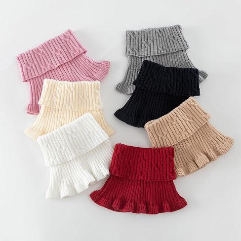 Neck Warmer Scarf Neckerchief Warm Detachable Wrap False Collar Warm Winter Cycling Windproof Turtleneck Collar in Saudi Arabia