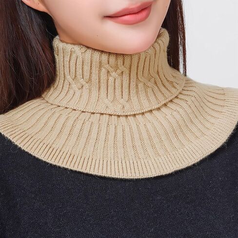 Neck Warmer Scarf Neckerchief Warm Detachable Wrap False Collar Warm Winter Cycling Windproof Turtleneck Collar in Saudi Arabia