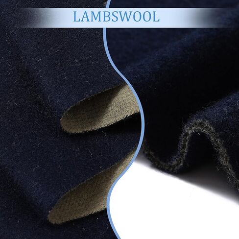 Merino Wool Scarf for Men | 100% Pure Wool Solid Color Double-Sided Reversible Design Soft Lightweight Winter Scarves in Kuwait