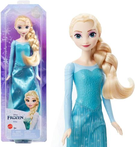 Mattel Disney Princess Dolls, Anna Posable Fashion Doll with Signature Clothing and Accessories, Disney's Frozen Movie Toys in Saudi Arabia