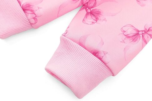 Crewneck Sweatshirt for Girls - Soft Long Sleeve Pullover Stylish Tops Size 2T-6 in Saudi Arabia
