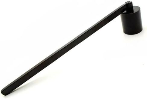 Stainless Steel Straight Tube Candle Snuffer Wick Trimmer Candle Cover Hand Candle Extinguisher Tools Accessories (Silver) in Saudi Arabia