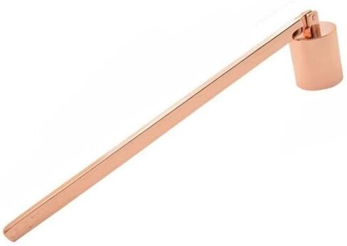 Stainless Steel Straight Tube Candle Snuffer Wick Trimmer Candle Cover Hand Candle Extinguisher Tools Accessories (Silver) in Saudi Arabia