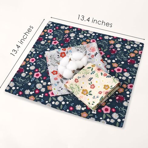 Handkerchief for Women Cotton Women Handkerchiefs Floral Ladies Handkerchief Cotton Ladies Hankies Printed Women's Hankies in Saudi Arabia