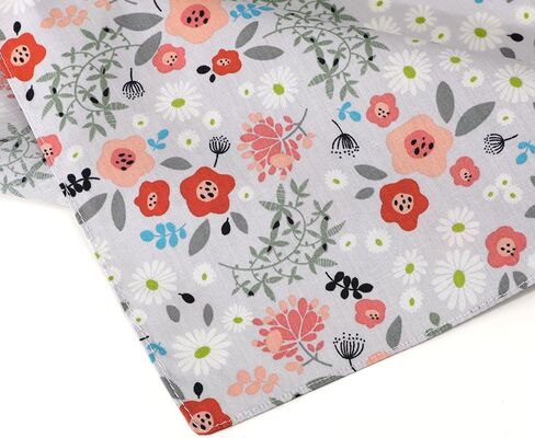 Handkerchief for Women Cotton Women Handkerchiefs Floral Ladies Handkerchief Cotton Ladies Hankies Printed Women's Hankies in Saudi Arabia