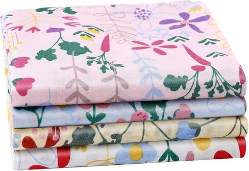 Handkerchief for Women Cotton Women Handkerchiefs Floral Ladies Handkerchief Cotton Ladies Hankies Printed Women's Hankies in Saudi Arabia