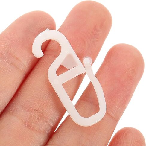 TIDTALEO Curtain Track Hooks and Pulley Replacement Plastic Curtain Rail Pulley Hooks for Drapes and 10pcs Set for Window Treatment Hardware in Saudi Arabia