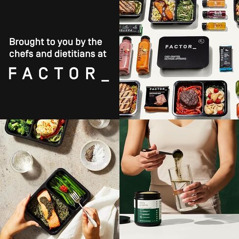 FACTOR FORM Daily Greens Superfood Powder | 5 Functional Blends for Gut Health, Energy & Immunity | Prebiotics, Probiotics, Adaptogens, B Vitamins (30 Servings, Jar) in Saudi Arabia