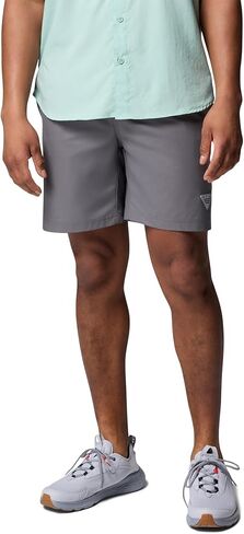شورت سباحة رجالي من Columbia PFG Ramble سريع الجفاف، رمادي داكن، متوسط ​​× 6 in Saudi Arabia