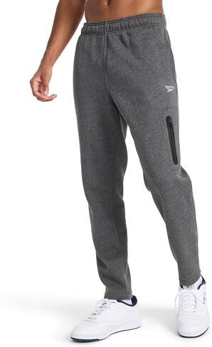 بنطال Reebok Mens Tremont Fleece، مقاس قياسي مع جزء سفلي مفتوح، درزة داخلية 76.2 سم، نسيج صوف من القطن والبوليستر متوسط ​​الوزن in Saudi Arabia