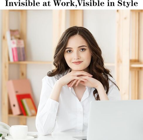 30 قطعة من حلقات ثقب الأنف الشفافة المصنوعة من الأكريليك، حلقة أنف شفافة مرنة، حلقة الشفاه، حلقات اللسان، حلقات غضروف الأذن، مريحة غير مرئية in Kuwait