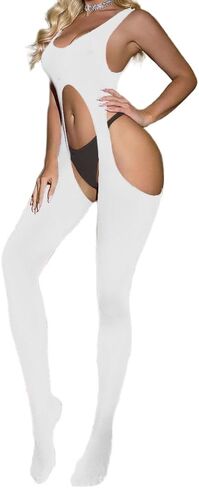 Fishnet Bodysuit For Women Plus Size Body Stocking Rave Outfits Exotic Dancer Wear Fishnet Lingerie in Saudi Arabia