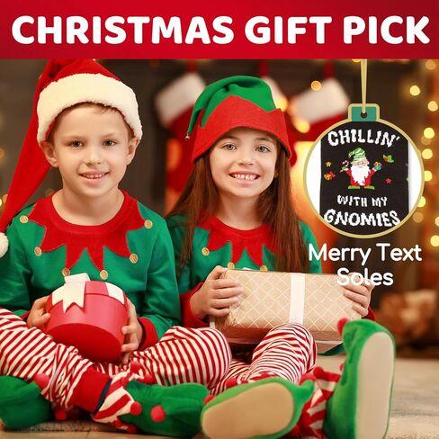HAPPYPOP Christmas Socks for Kids - Secret Santa Gnome Gifts for Boys Girls with Card in Saudi Arabia