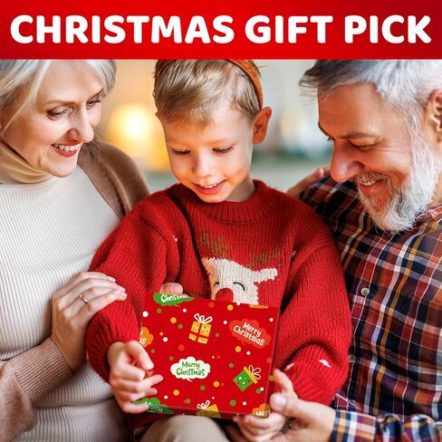 HAPPYPOP Christmas Socks for Kids - Secret Santa Gnome Gifts for Boys Girls with Card in Saudi Arabia