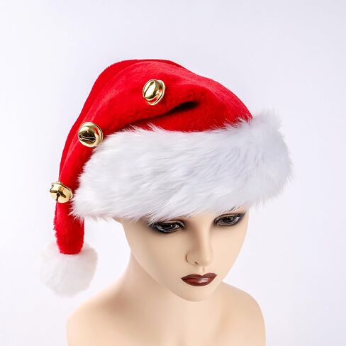 2PCS Christmas Costume Accessories for Mens Green Tie Santa Hat Adults Vacation Holiday Party 1980s Movie Cosplay Set in Saudi Arabia