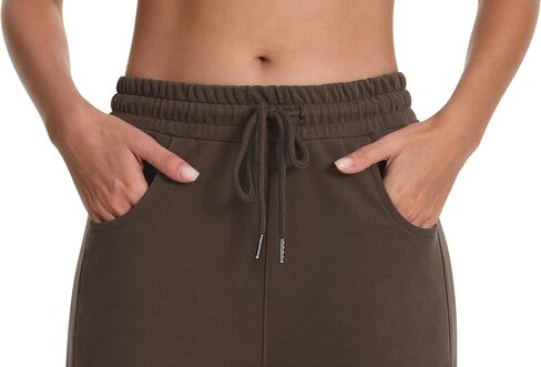 Auriviz Womens Barrel Sweatpants Drawstring High Waisted Wide Leg Pants Baggy Casual Workout Sweat Pants 28‘’ Inseam in Saudi Arabia