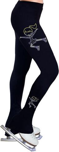 NY2 SPORTSWEAR سروال ممارسة التزلج على الجليد مع أحجار الراين R403B in Saudi Arabia