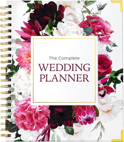 Your Perfect Day Wedding Planner and Organizer Set - Includes Calendars and Checklists Plus Stickers and Gold Pen - Bride to Be Planning Book Binder - Engagement or Shower Gifts in Kuwait