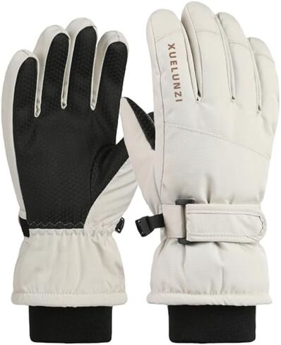 Kids Winter-Ski-Gloves for Boys Girls,Thermal Fleece Lined Cold-Weather-Windproof-Gloves for 6-12Yrs Children in Saudi Arabia