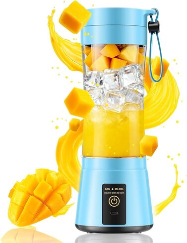 Portable Blender Personal Size Blender - Blender for Shakes and Smoothies, Mini Blender with 380Ml Travel Cup, Suit for Kitchen, Travel, Gym in Kuwait