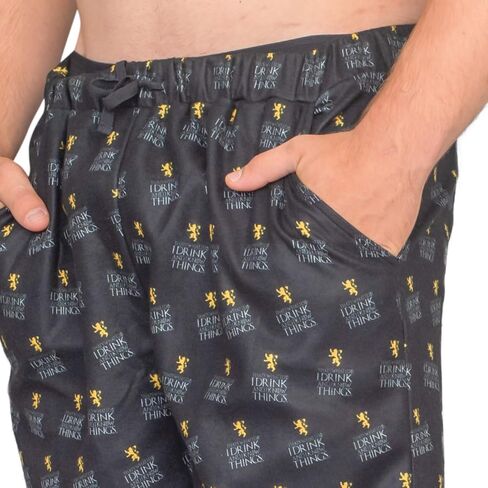 GOT That's What I do I Drink and I Know Things Black Lounge Pants in Saudi Arabia