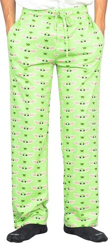 Star Wars Baby Yoda and Frogs Pajamas Green Lounge Pants in Saudi Arabia
