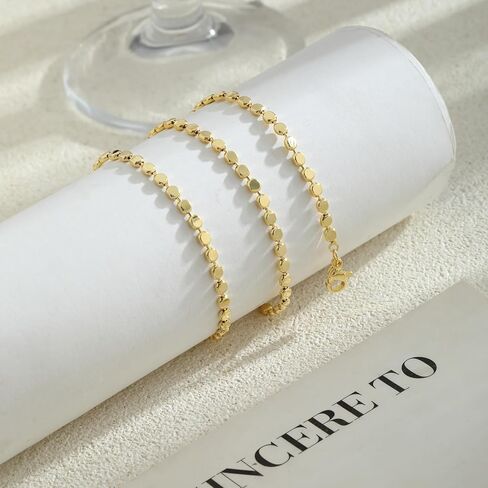 Hothty Gold Layered Charm Necklaces for Women, Dainty Stackable Simple Waterproof Choker Necklace Seashell Pearl Beach Necklaces Set Jewelry Gifts in Saudi Arabia