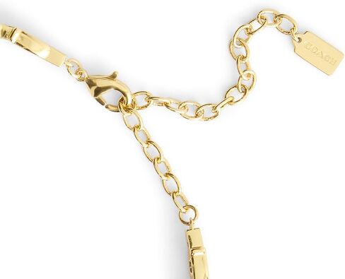 COACH Jewelry Women's Beveled Signature C Link Choker Necklace in Saudi Arabia