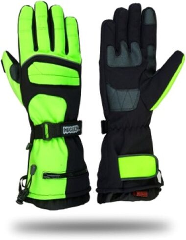 Hugger Winter Gloves for Men Women Waterproof Insulated Thermal Ski Snow Gloves with Touchscreen, Warm Cold Weather Gloves for Running Cycling Hiking Driving Snowboarding Outdoor in Saudi Arabia