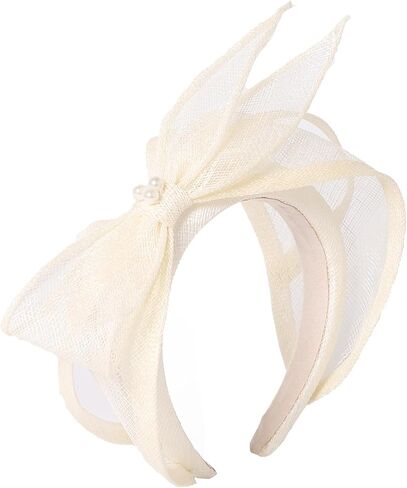 Women's Fascinators Hats Wedding Sinamay Headband Church Cocktail Dresses Headwear Tea Party Hat Accessories in Saudi Arabia