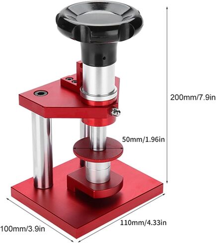 Watch Press Tool Set, Watch Back Case Cover Opener Closing Kit Screw Type Crystal Bezel Watch Repair Tools with 20 Dies in Saudi Arabia