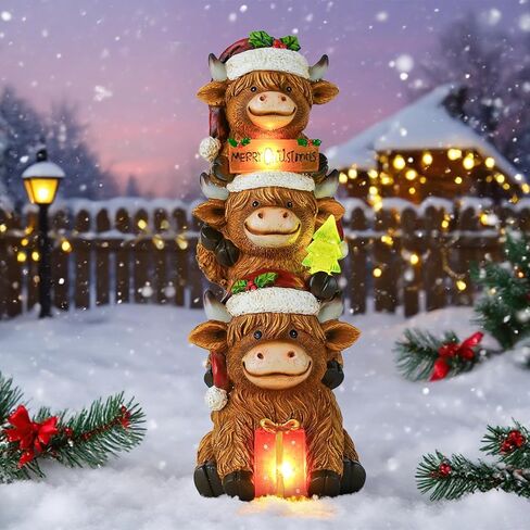 Solar Lights Outdoor Garden Decor - Black Cat Figurine Light Stake with Butterfly Decorative Metal Housewarming Ornament for Yard Pathway Lawn Patio – Unique Gift Ideas for Christmas in Kuwait