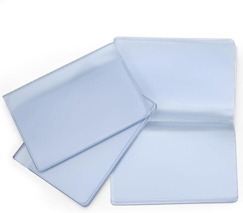 3 Packs Plastic Wallet Insert Credit Card Holder Clear Wallet Photo Insert Card Picture Sleeves for Wallets Photo Inserts for Bifold or Trifold(10 Pages) in Saudi Arabia