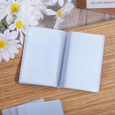 3 Packs Plastic Wallet Insert Credit Card Holder Clear Wallet Photo Insert Card Picture Sleeves for Wallets Photo Inserts for Bifold or Trifold(10 Pages) in Saudi Arabia