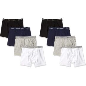 Calvin Klein boys Modern Cotton Boxer Brief Underwear 8 Pack in Kuwait
