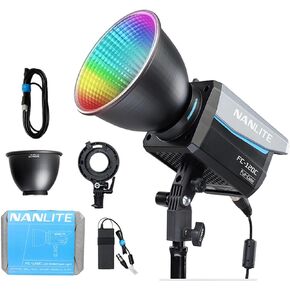 Nanlite FC-60B Bicolor LED Photo and Light 78W 2700K-6500K LCD Display Bluetooth App Control 2.4G DMX/RDM 12 Built-in Effects Photography Lighting for Video Recording Streaming Portrait Outdoor in Kuwait