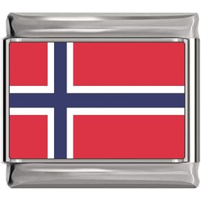NewCharms Norway Flag Italian Charm in Saudi Arabia