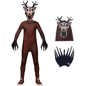Kids 99-Nights in The Forest Deer Costume Boys 99Nights Deer Monster Horror Game Outfit for 5-12 Years in Kuwait