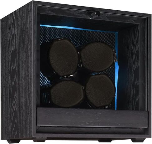 Automatic Watch Winder with 4 Quiet Running Motor,Storage Case for Man/Woman's Watches in Saudi Arabia