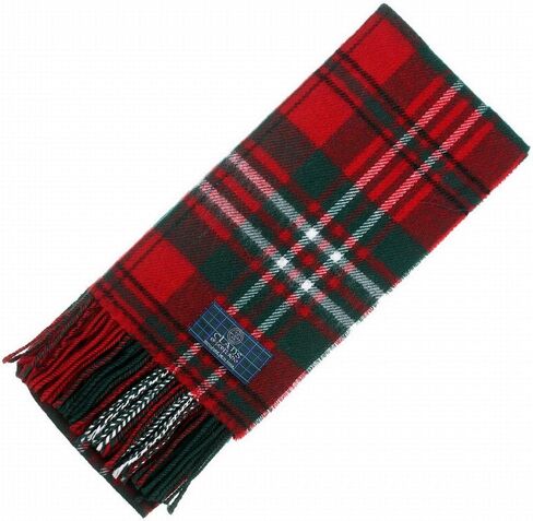 Stewart Muted Blue Tartan Scarf - Scottish Wool Clan Scarves in Saudi Arabia