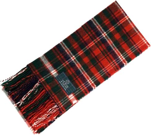 Stewart Muted Blue Tartan Scarf - Scottish Wool Clan Scarves in Saudi Arabia