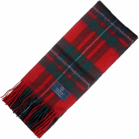 Stewart Muted Blue Tartan Scarf - Scottish Wool Clan Scarves in Saudi Arabia